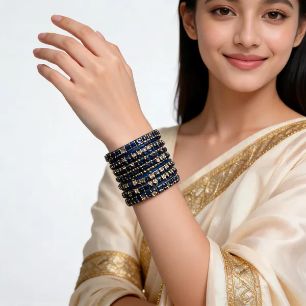 Navy_Blue_Lotus_Glass_Bangle(1_dozen)