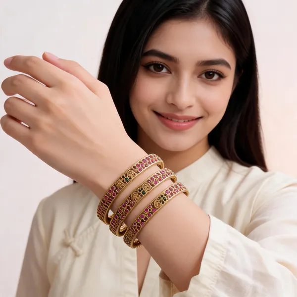Gold-Tone_Stone_Studded_Traditional_Bangles_For_Women_(_Pack_Of_4_)