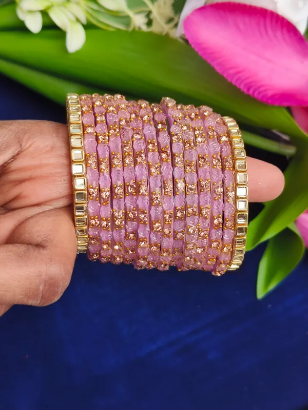 Kids_Rose_model_glass_bangles_with_border_bangles-pack_of_14