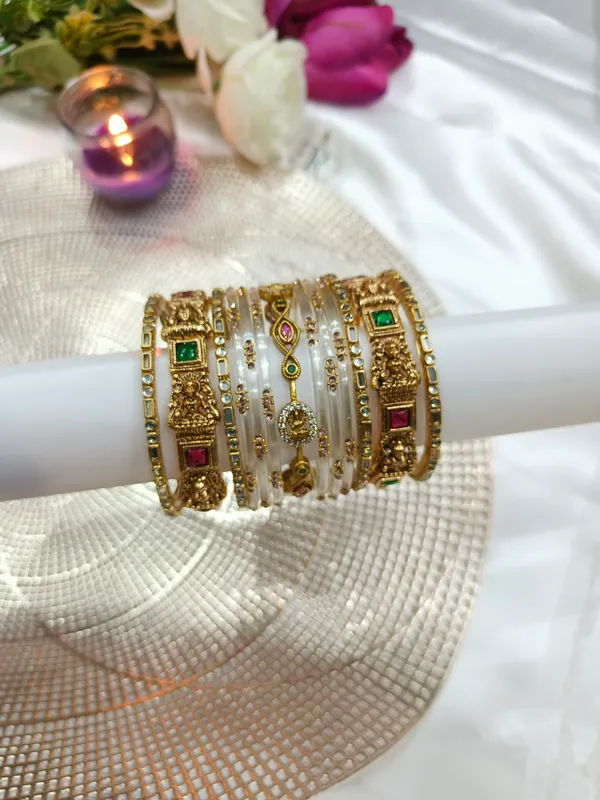 Lakshmi_Gold_Tone_Embellished_Bangle_combo_for_Women