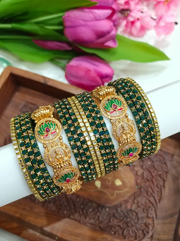 Lotus_with_Lakshmi_combo_bangles-_2_hands