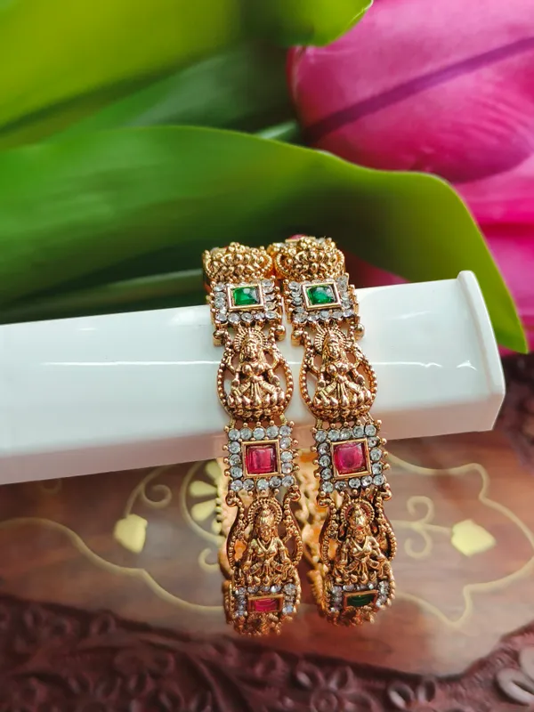 Gold_Tone_Temple_Bangle_for_Women_(_Pack_Of_2_)