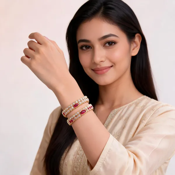 Panchaloha_Pearl_Ruby_Bangles