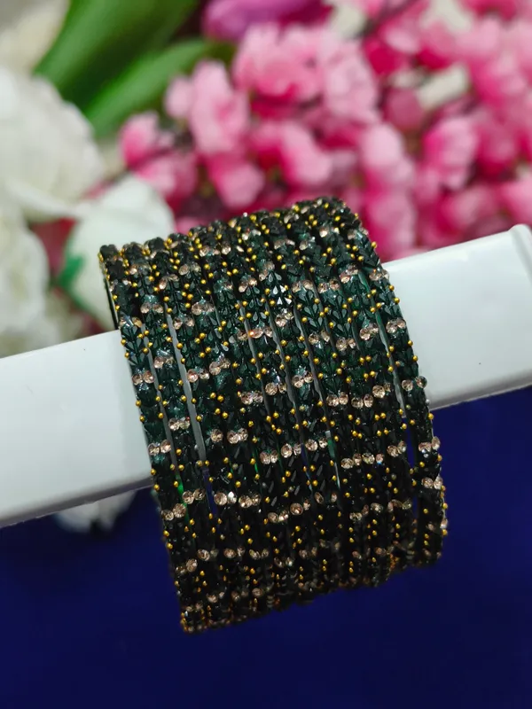Green_Heart_Bangle_Set_For_Women_(1_Dozen)