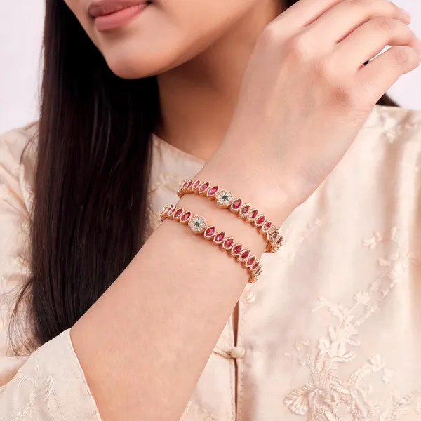 Gold_Tone_Pink_Stone_Floral_Bangles_For_Women_(_Pack_Of_2_)