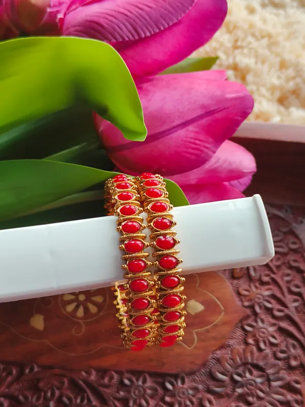 Red_stone_Navarathna_Bangle_Set_For_Women