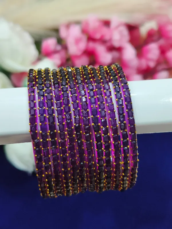 Purple_Beaded_Bangle_Stack_For_Women_(_Pack_Of_2_)