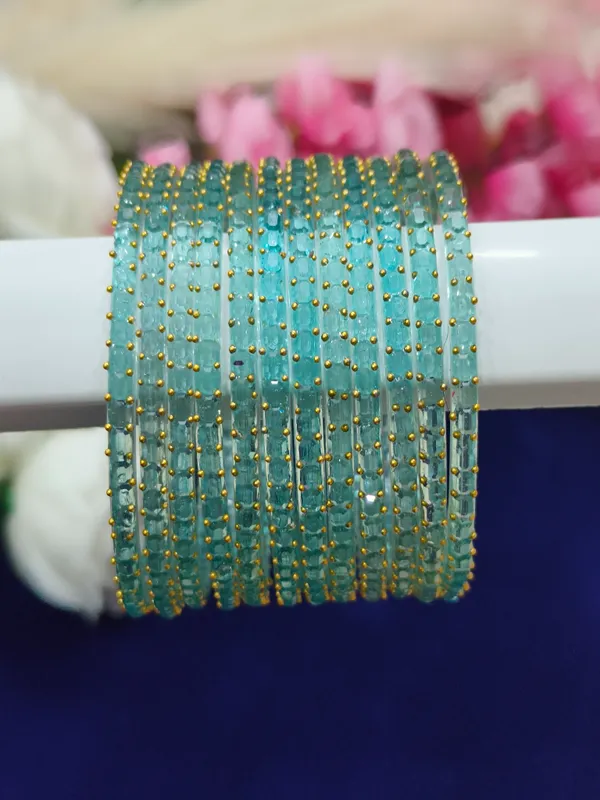 Teal_Beaded_Bangle_Set_For_Women_(_Pack_Of_2_)