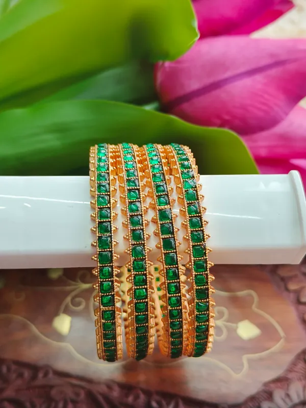 Green_Stone_Studded_Bangles_for_Women_(Pack_Of_4)