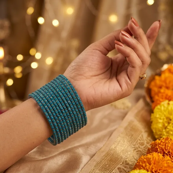 Blue_Embellished_Bangle_Set_For_Women_(_Pack_Of_2_)