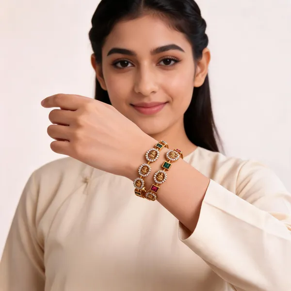 Gold-Tone_Temple_Style_Lakshmi_Bangle_Set_For_Women_(_Pack_Of_2_)