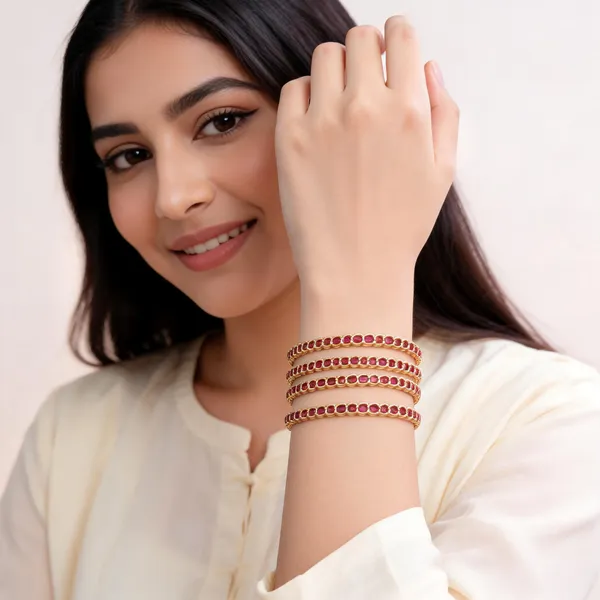 Gold_Tone_Pink_Stone_Bangles_For_Women_(_Pack_Of_4_)