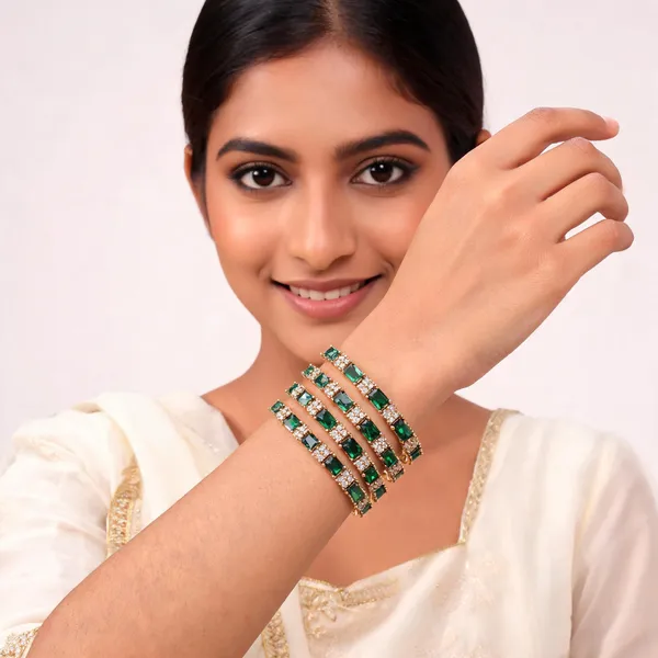 Green_Stone_Studded_Gold-Tone_Bangles_For_Women_(_Pack_Of_4_)