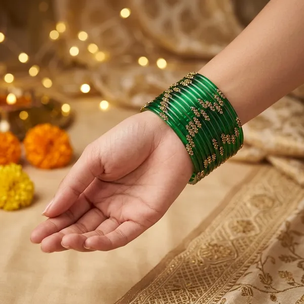Green_Embellished_Glass_Bangles_For_Women_(_Pack_Of_2_)