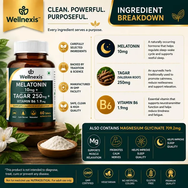 Wellnexis_Melatonin_10mg_Tagar_250mg_Magnesium_Glycinate_Vitamin_B6_60_Vegetarian_Tablets