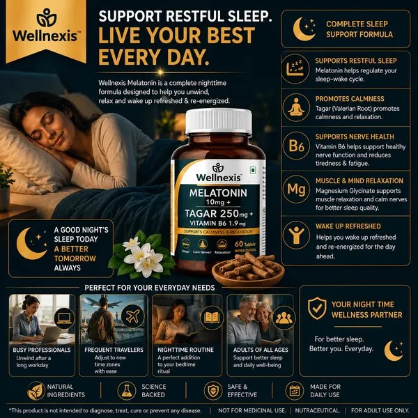 Wellnexis_Melatonin_10mg_Tagar_250mg_Magnesium_Glycinate_Vitamin_B6_60_Vegetarian_Tablets