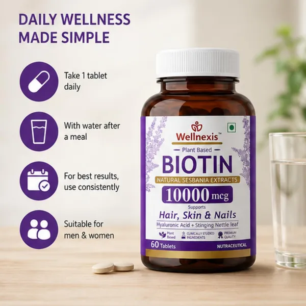 Wellnexis_Plant_Based_Biotin_Tablets_For_Hair_Growth_Skin_Nails_Dht_Blocker_With_Stinging_Nettle_Hyaluronic_Acid_Bhringraj_Zinc_Vitamin_E_Soy_Protein_60_Vegetarian_Tablets