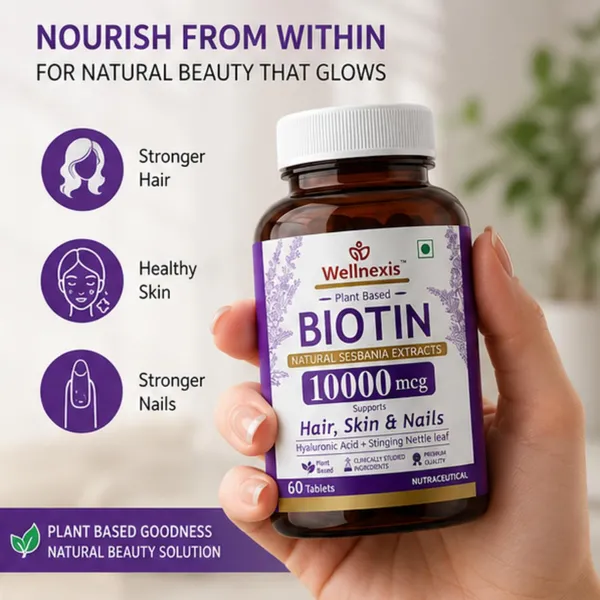 Wellnexis_Plant_Based_Biotin_Tablets_For_Hair_Growth_Skin_Nails_Dht_Blocker_With_Stinging_Nettle_Hyaluronic_Acid_Bhringraj_Zinc_Vitamin_E_Soy_Protein_60_Vegetarian_Tablets