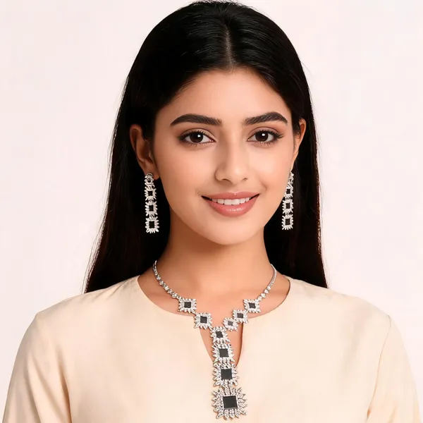 Premium_Royal_Modern_All_Pure_White_American_Diamond_Studded_Square_&_Round_Designed_Necklace_Set