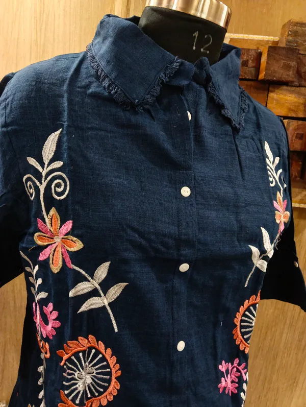 Nylon_Cotton_Embroidered_Shirt_Pant_Co-ord