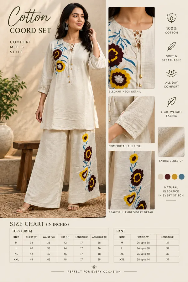 Premium_Cotton_Ivory_Floral_Embroidered_Kurta_Palazzo_Set