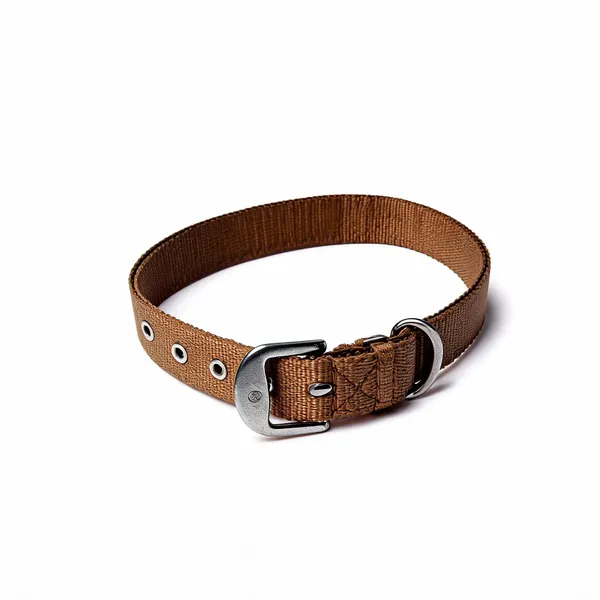 Brown_Nylon_Adjustable_Dog_Collar_-_Pack_of_2