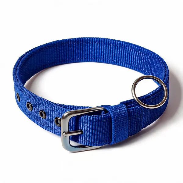 Blue_Woven_Nylon_Adjustable_Dog_Collar_-_Pack_of_2