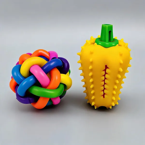 Multicolour_Interactive_Chew_Toy_For_Dogs_-_Pack_of_2