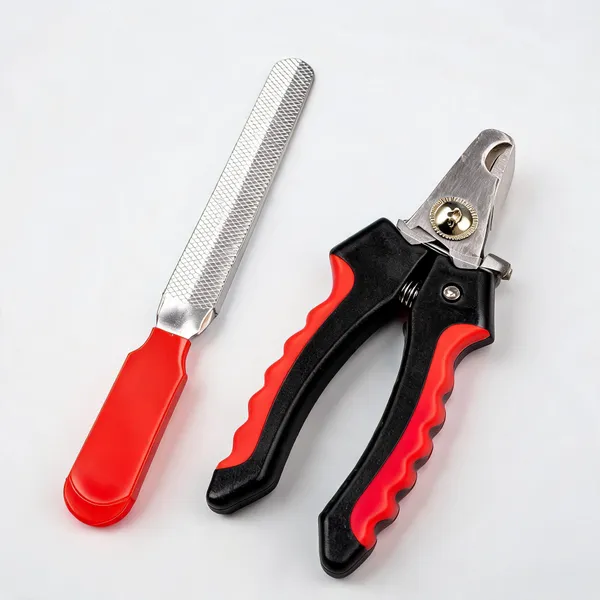 Steel_Nail_Clipper_And_File_Set_For_Dogs_-_Pack_of_2