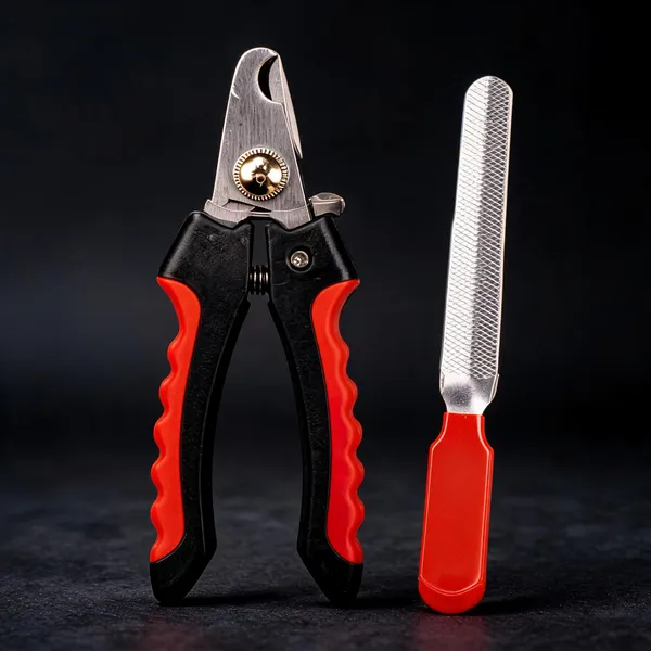 Steel_Nail_Clipper_And_File_Set_For_Dogs_-_Pack_of_2