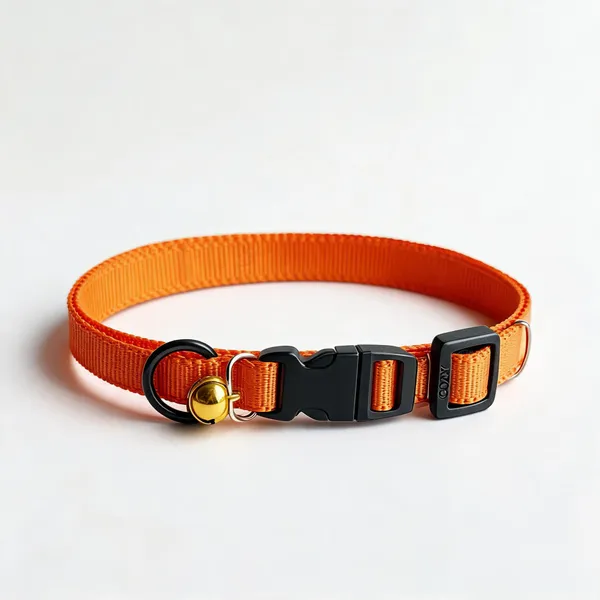 Yellow_Nylon_Adjustable_Dog_And_Cat_Collar_With_D-Ring_-_Pack_of_6