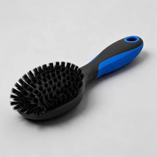 Blue_Black_Steel_Bristle_Soft_Grooming_Brush_For_Dogs