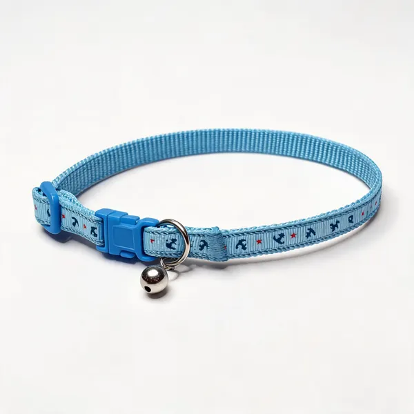 Blue_Printed_Nylon_Pet_Collar_With_Bell_For_Cat_And_Dog_-_Pack_of_3