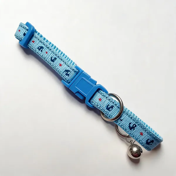 Blue_Printed_Nylon_Pet_Collar_With_Bell_For_Cat_And_Dog_-_Pack_of_3