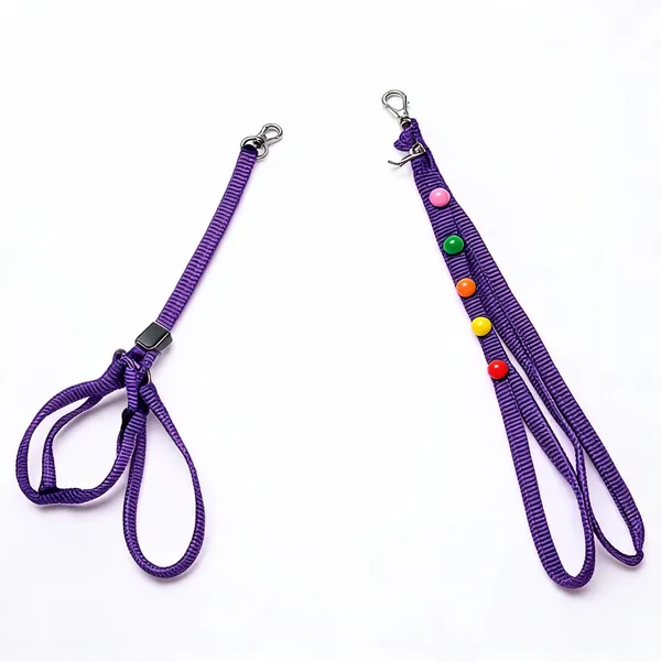 Purple_Braided_Rope_Dog_Harness_And_Leash_Set_-_Pack_of_2