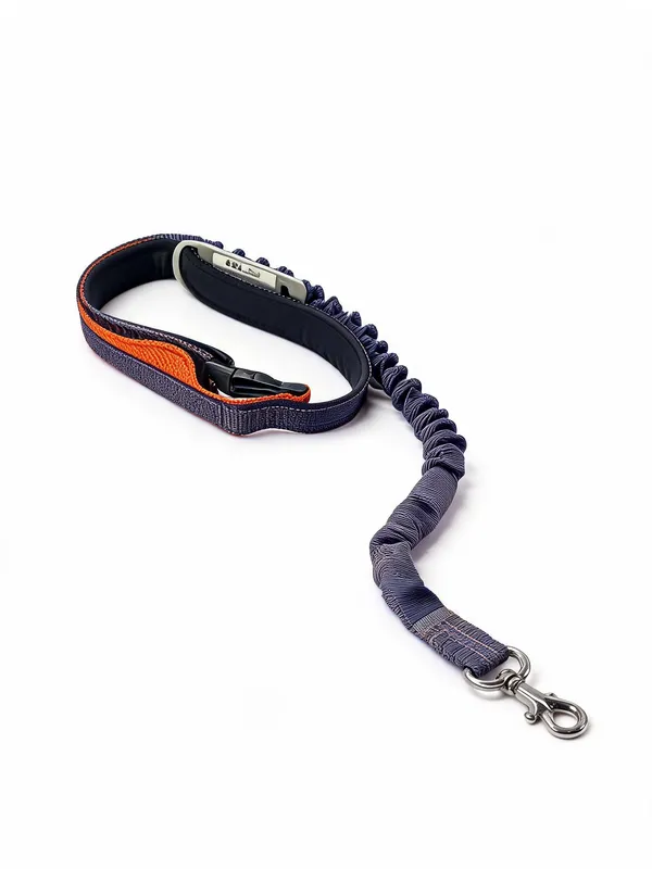 Navy_Blue_Orange_Nylon_Dog_Leash_With_Swivel_Clasp