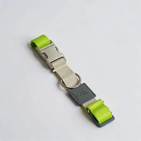 Green_Nylon_Adjustable_Metal_Hook_Dog_And_Cat_Collar