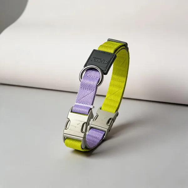 Green_Lilac_Nylon_Adjustable_Metal_Hook_Dog_And_Cat_Collar
