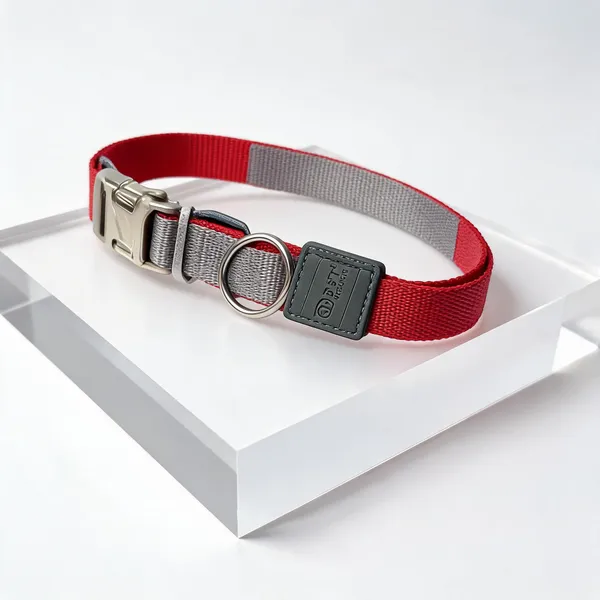 Red_Grey_Nylon_Metal_Hook_Dog_And_Cat_Collar