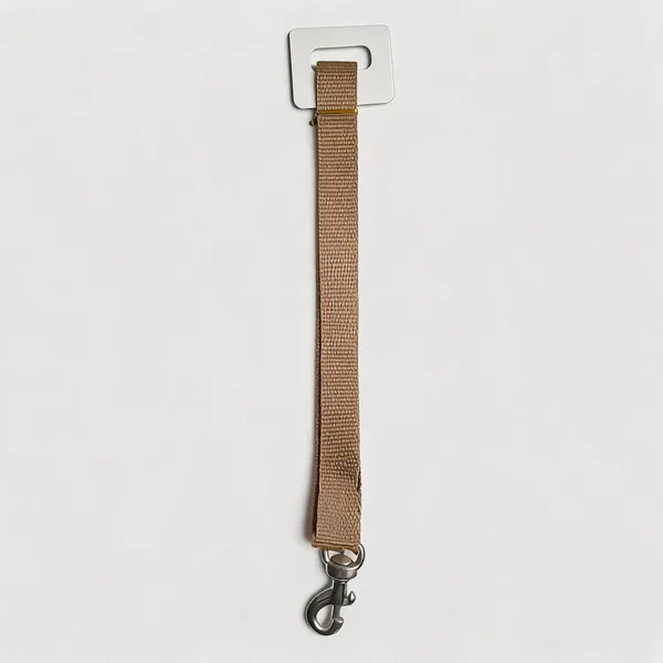 Khaki_Nylon_Dog_Leash_With_Swivel_Snap_Hook_-_Pack_of_2