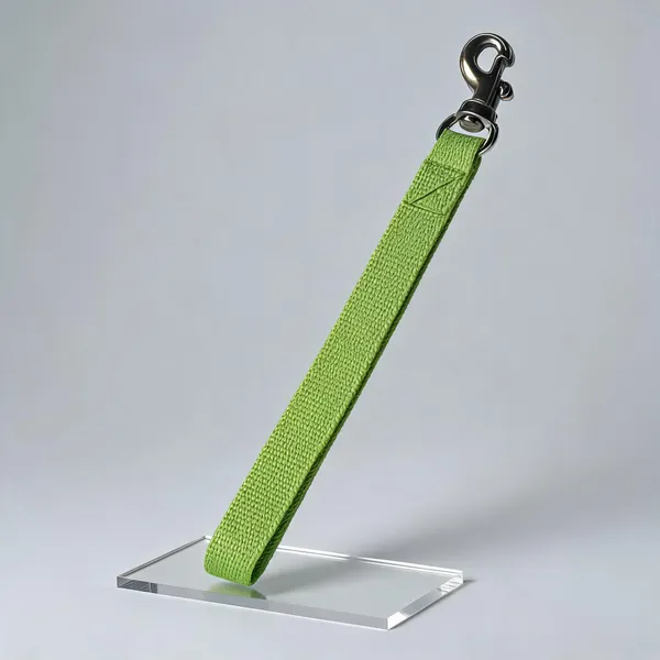 Green_Nylon_Dog_Leash_With_Swivel_Metal_Clip_-_Pack_of_3