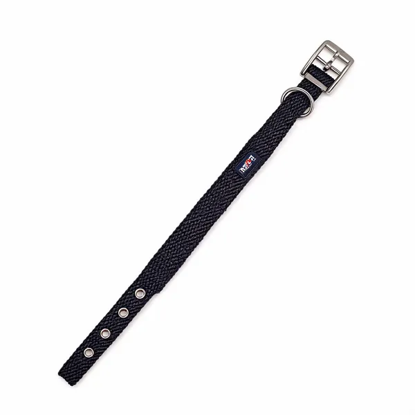 Black_Woven_Nylon_Adjustable_Dog_Collar_-_Pack_of_2