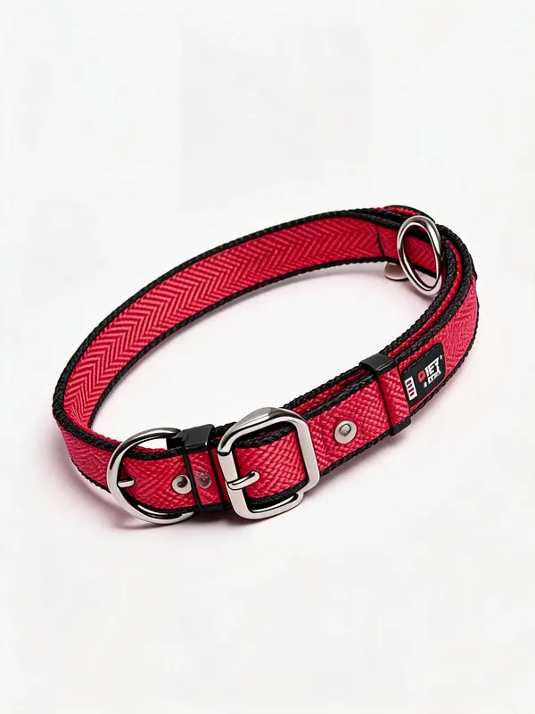 Red_Nylon_Adjustable_Padded_Dog_Collar_-_Pack_of_2