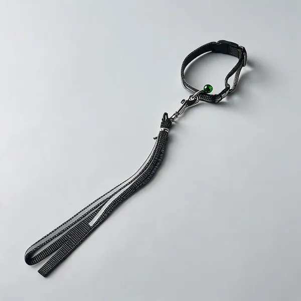 Black_Nylon_Reflective_Collar_&_Leash_Set_For_Dogs_&_Cats_-_Pack_of_2