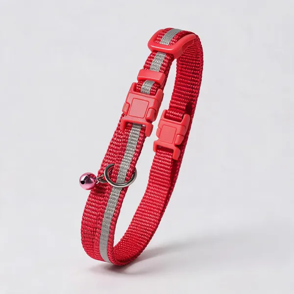 Red_Nylon_Reflective_Dog_Collar_With_Bell_-_Pack_of_5