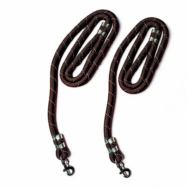 Brown_Nylon_Rope_Dog_Show_Leash_Loop_-_Pack_of_2