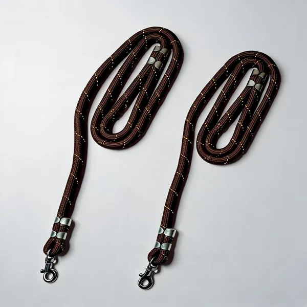 Brown_Nylon_Rope_Dog_Show_Leash_Loop_-_Pack_of_2