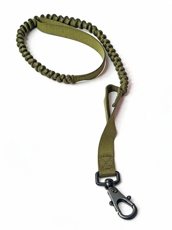 Grey_Nylon_Shock-Absorbing_Double_Handle_Dog_Leash