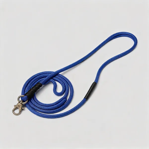 Blue_Nylon_Rope_Dog_Collar_Set