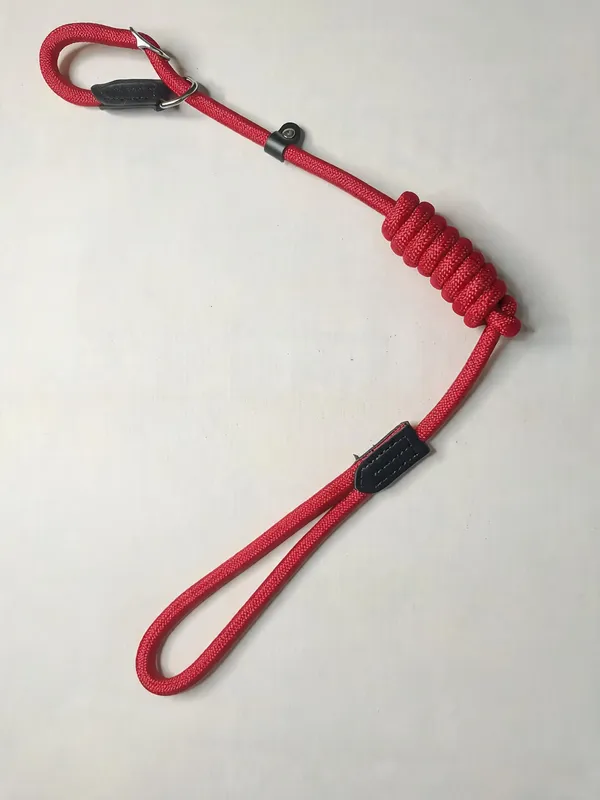 Red_Nylon_Braided_Rope_Slip_Lead_Leash_For_Dogs